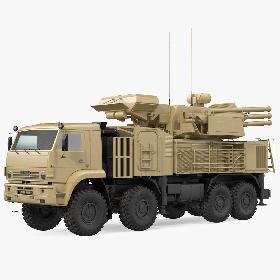 3D Pantsir S1 SA 22 Desert Camo